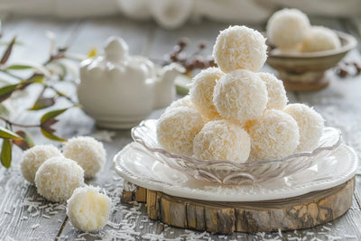 RECIPE FOR RAFAELLO-STYLE COCONUT TRUFFLES