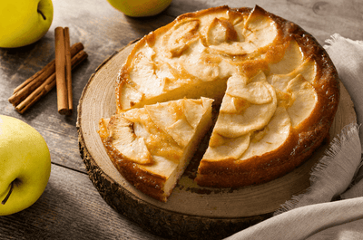 RECIPE FOR SOFT FRANGIPANE CAKE WITH APPLES