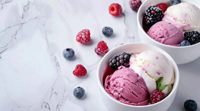 RECIPE FOR FROZEN YOGURT WITH RED FRUITS