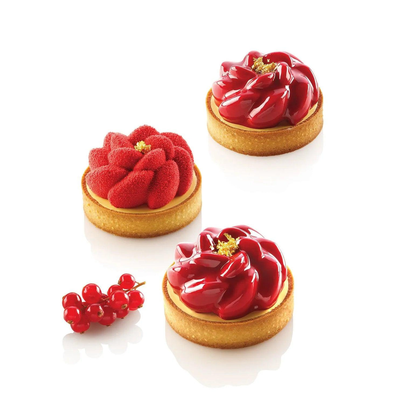 KIT 6 Flower Tartlets ø80mm