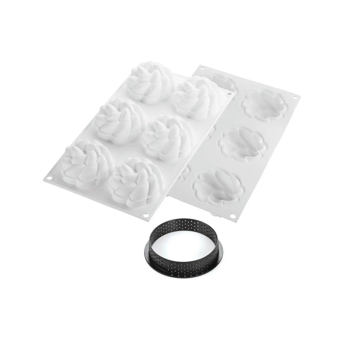 KIT 6 Flower Tartlets ø80mm