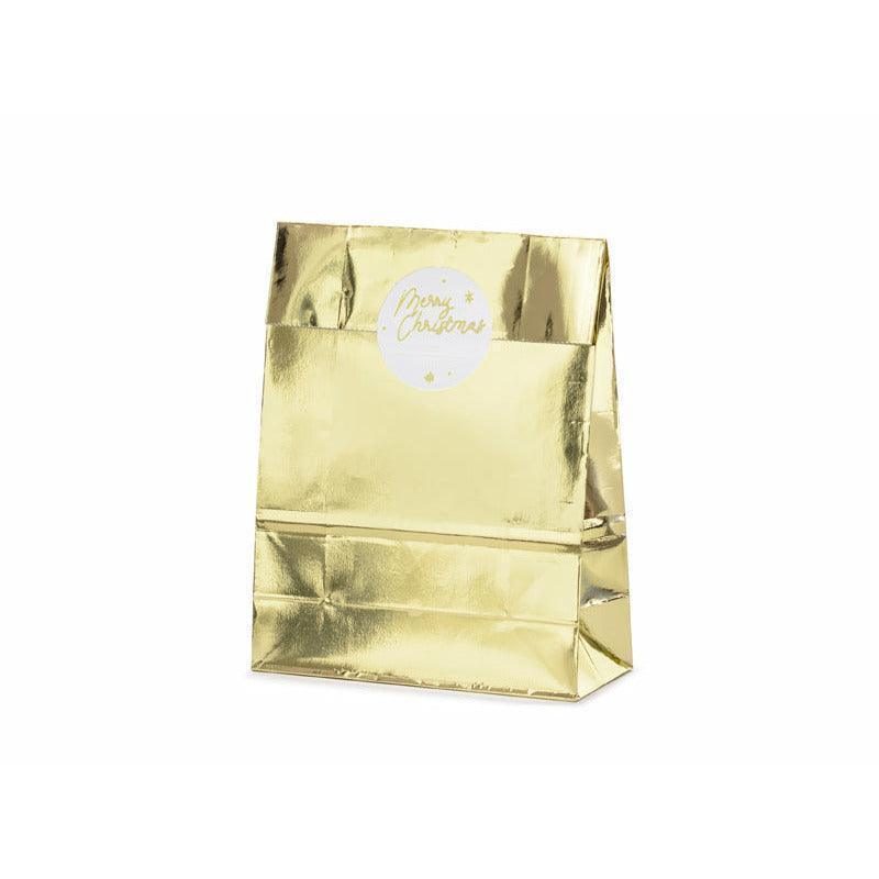 3 Gift Bags - Gold - PARTY DECO