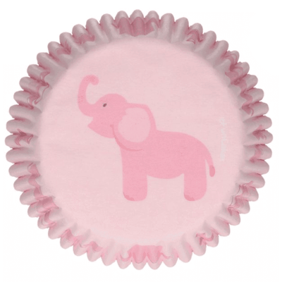 48 Caissettes à Cupcake Bébé Fille - FUN CAKES