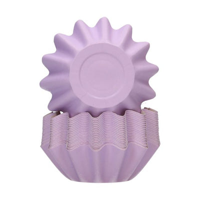 48 Caissettes à Cupcake Bloom - Pastel Violet - FUN CAKES