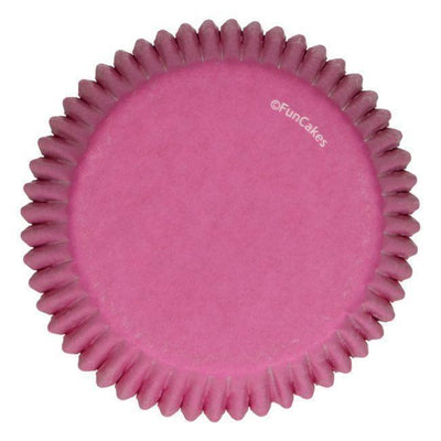 48 Caissettes à Cupcake Rose foncé - FUN CAKES