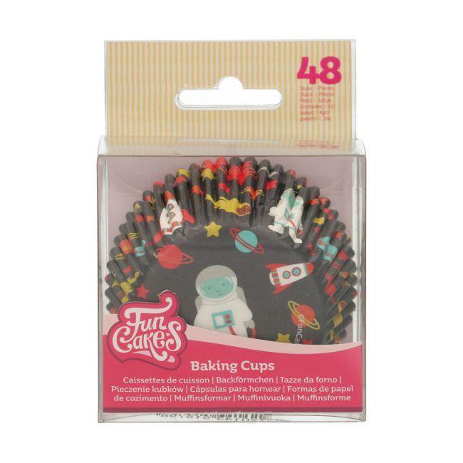 48 Caissettes à Cupcake Space - FUN CAKES