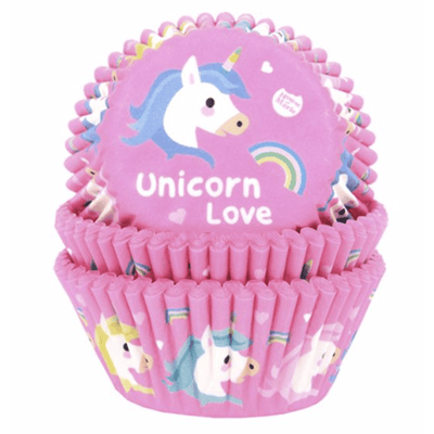 50 Caissettes à Cupcakes Licorne - HOUSE OF MARIE