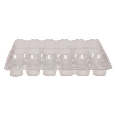 Lot de 3 Boites à Cupcakes - 24 alvéoles