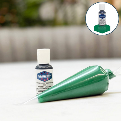 Colorant gel AmeriColor Forest Green – Vert forêt intense pour pâtisserie professionnelle
