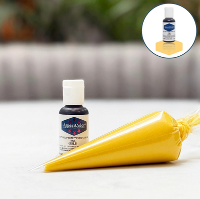 Colorant gel AmeriColor Gold – Teinte or pour pâtisserie professionnelle