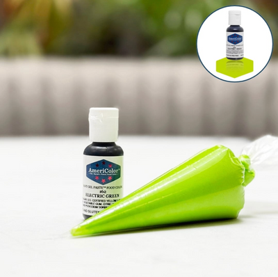 Colorant alimentaire AmeriColor Electric Green – Gel vert éclatant