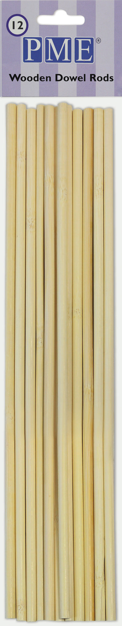 12 Dowels en Bois - 30cm