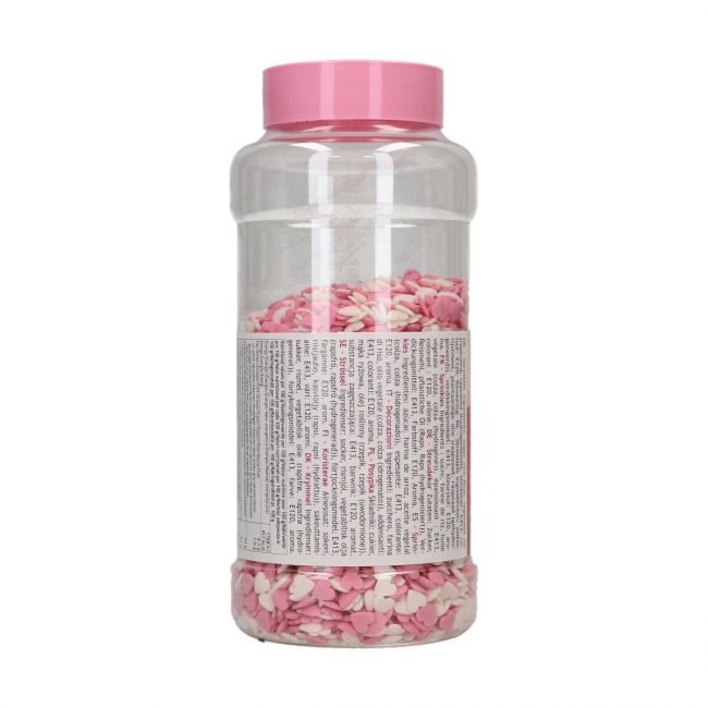 Sprinkles FunCakes Cœurs Roses et Blancs 450 g