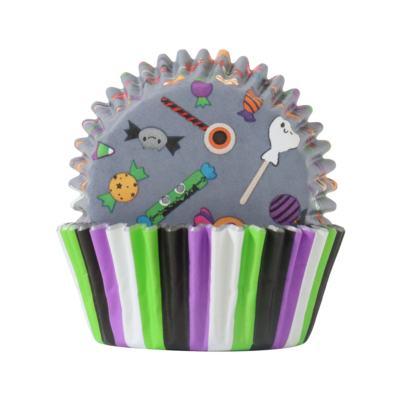 Caissettes à Cupcakes Halloween - Trick or Treat (60 pcs)