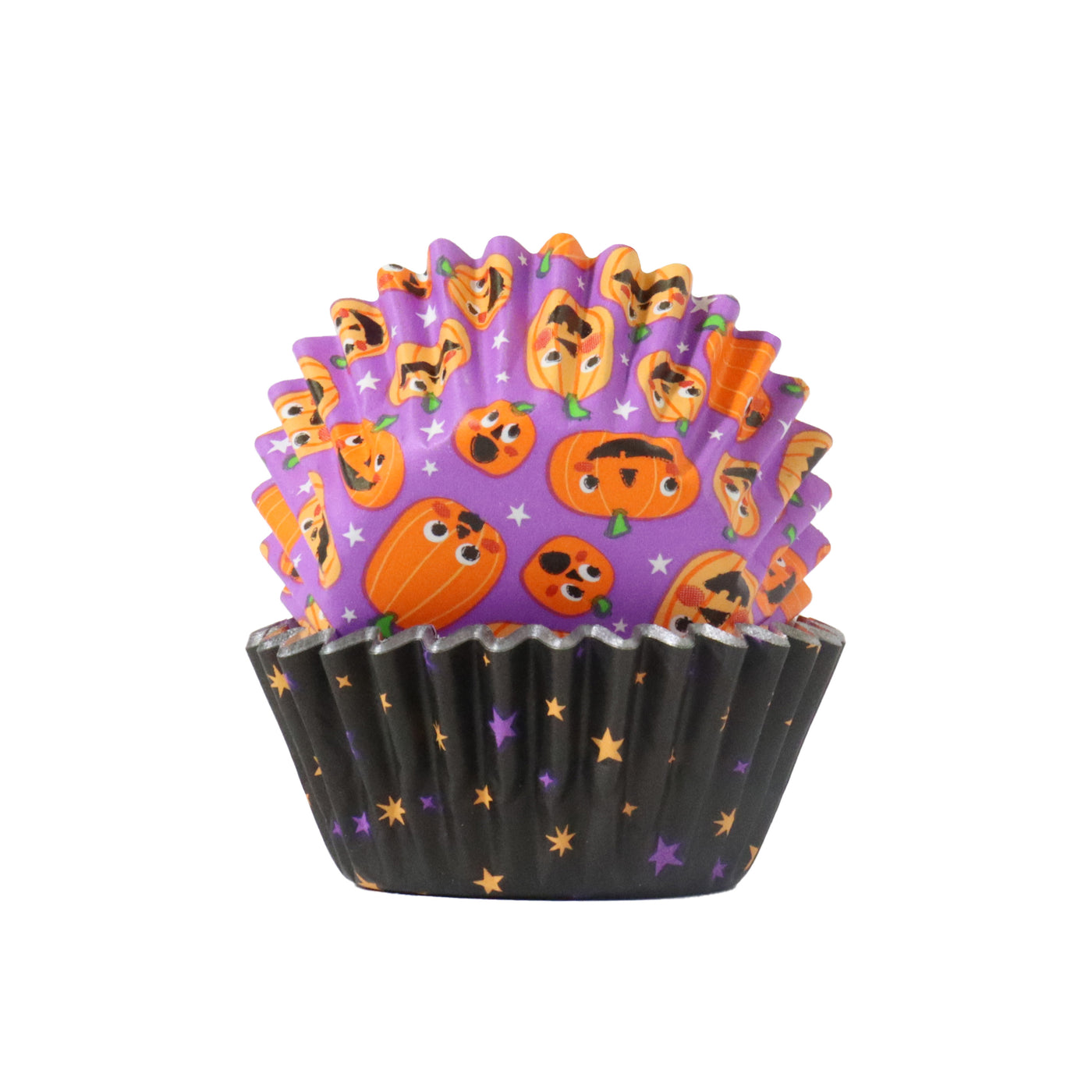 Mini Caissettes à Cupcakes Halloween - Pumpkins Party (60pcs)