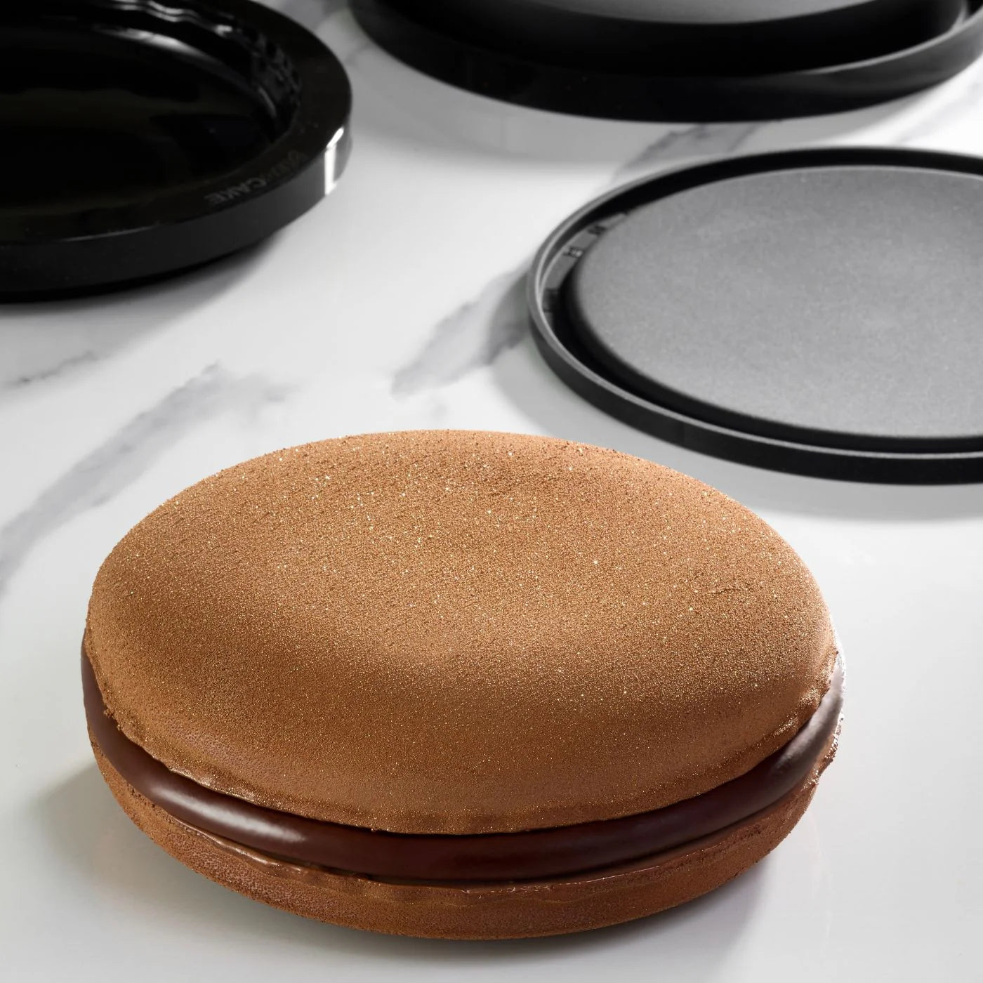 Kit moule silicone macaron Pavocake KE106S Pavoni Ø180 mm