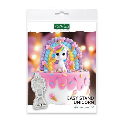 moule silicone Katy Sue licorne sur pied pour décoration de gâteau