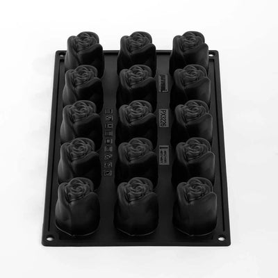 Moule silicone Pavoflex Pavoni en forme de roses– 15 empreintes