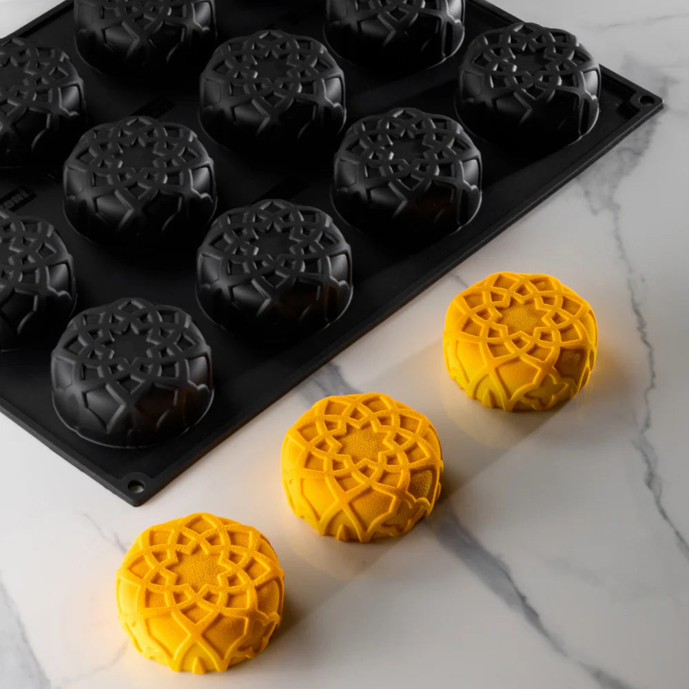moule silicone, Pavoflex, DAHAB, entremets orientaux, moule professionnel, Fadi Kurdi, moule Eïd, mariage, Hajj, Omra