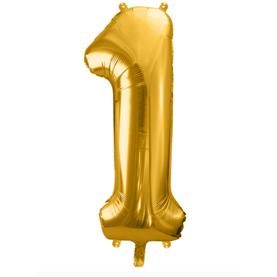 Ballon Chiffre Gold XXL - 86 cm - PARTY DECO