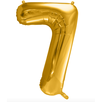 Ballon Chiffre Gold XXL - 86 cm - PARTY DECO