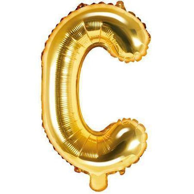 Ballon Lettre Gold - 35 cm - PARTY DECO