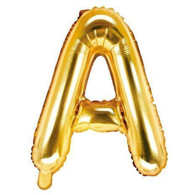 Ballon Lettre Gold - 35 cm - PARTY DECO