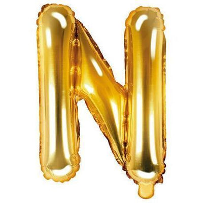 Ballon Lettre Gold - 35 cm - PARTY DECO