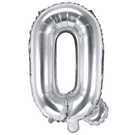 Ballon Lettre Gris Silver - 35 cm - PARTY DECO