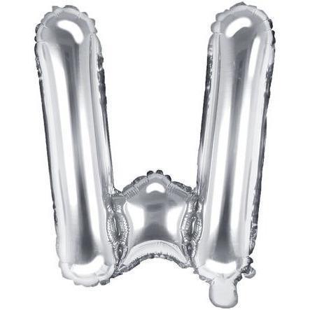 Ballon Lettre Gris Silver - 35 cm - PARTY DECO