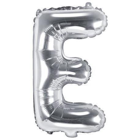 Ballon Lettre Gris Silver - 35 cm - PARTY DECO