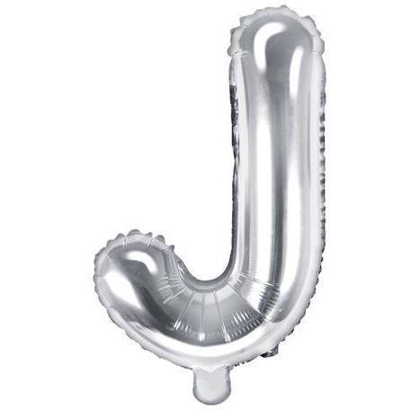 Ballon Lettre Gris Silver - 35 cm - PARTY DECO