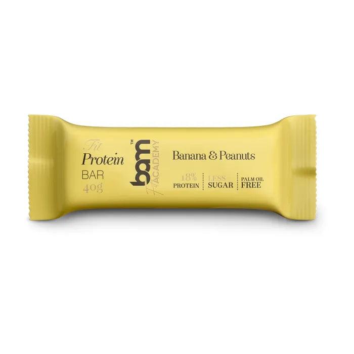 Proteinriegel Banane Erdnüsse 40g