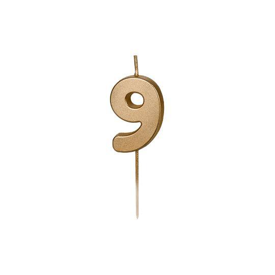 Bougie - Gold Number - Variantes disponibles - PARTY DECO