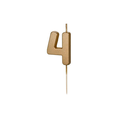 Bougie - Gold Number - Variantes disponibles - PARTY DECO