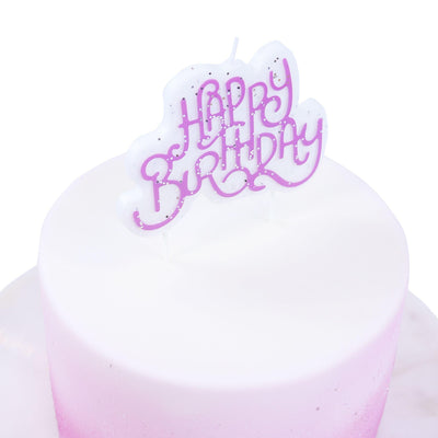 Bougie Topper - Pink Happy Birthday - PME