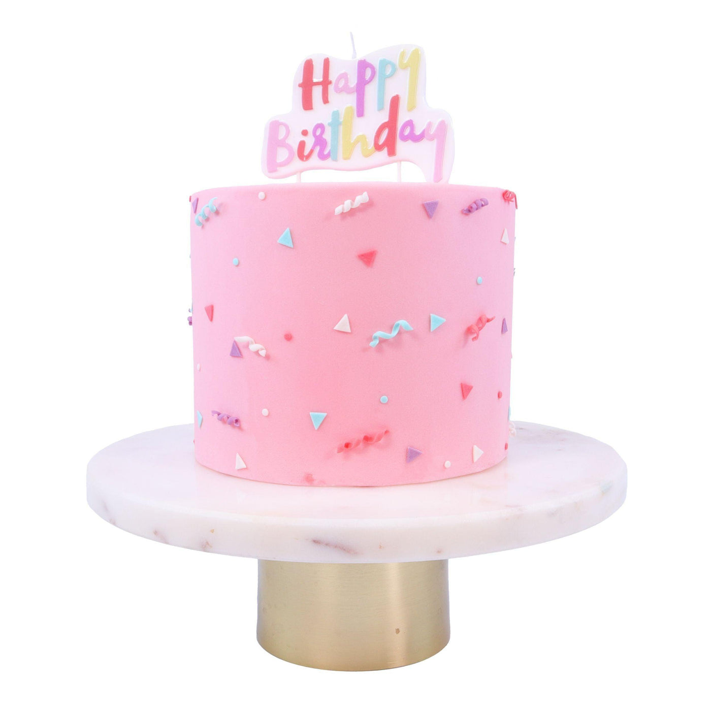 Bougie Topper - Pink Pastel Happy Birthday - PME