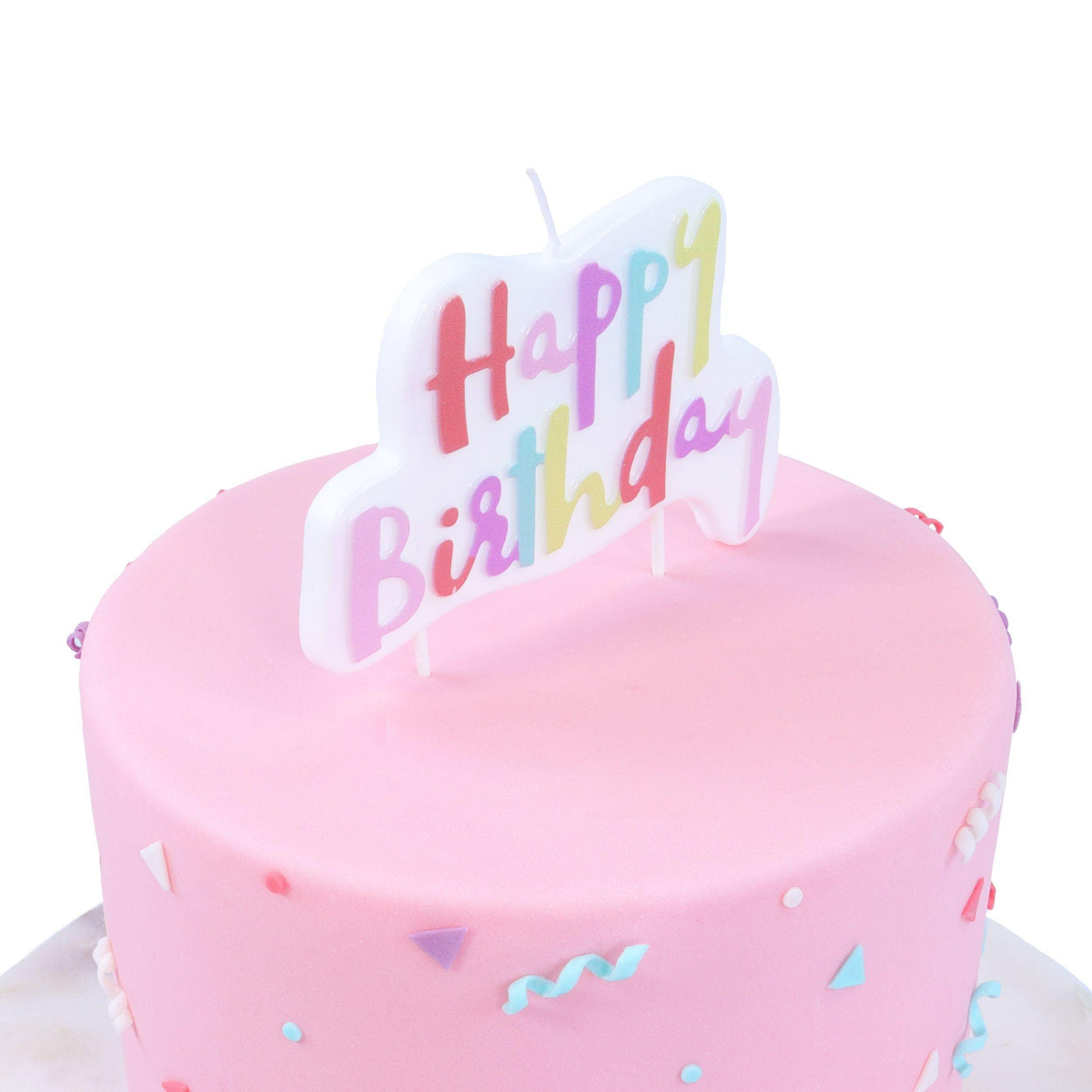 Bougie Topper - Pink Pastel Happy Birthday - PME