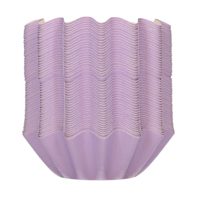 48 Bloom Cupcake Liners - Pastel Purple