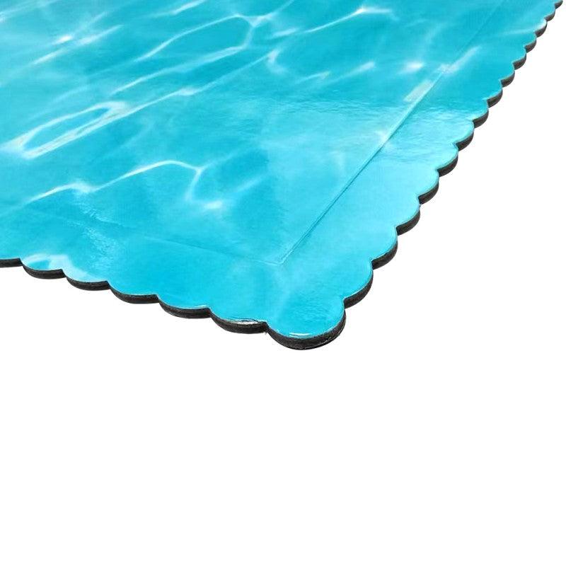 Cake Board 25 x 35cm - Aqua - PASTRY COLOURS