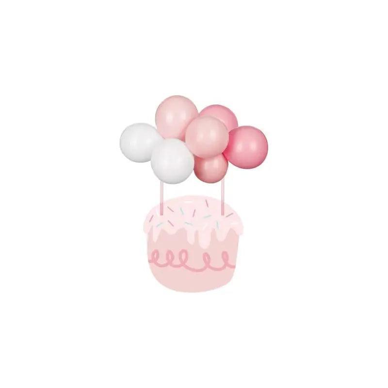 Cake Topper Ballon - Baby Pink - PARTY DECO