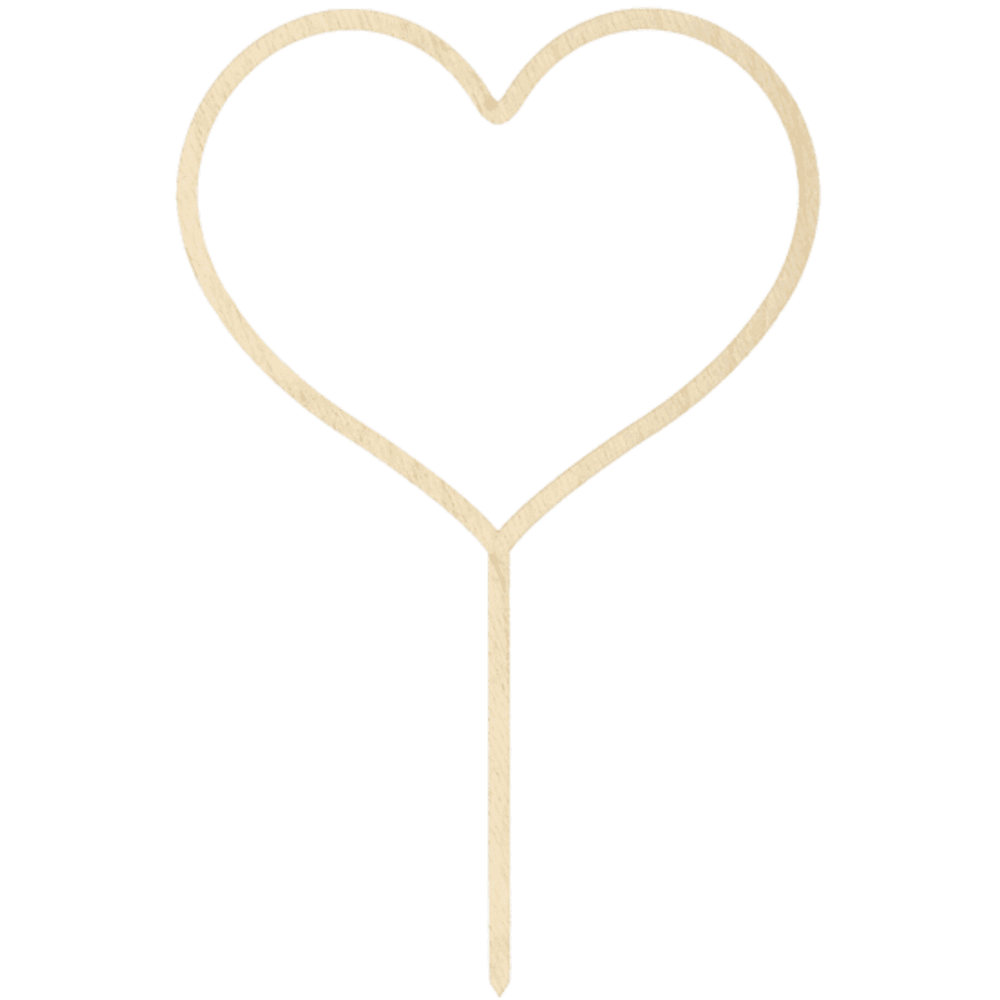 Cake Topper Heart - PARTY DECO