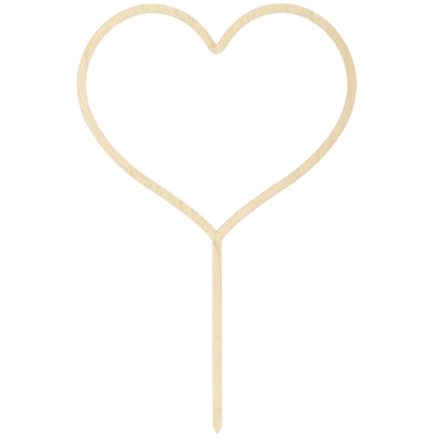 Cake Topper Heart - PARTY DECO