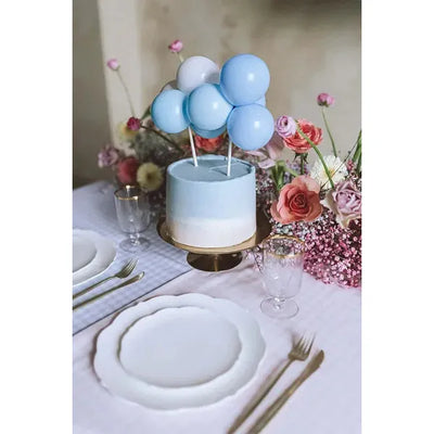 Cake Topper Ballon - Babyblau