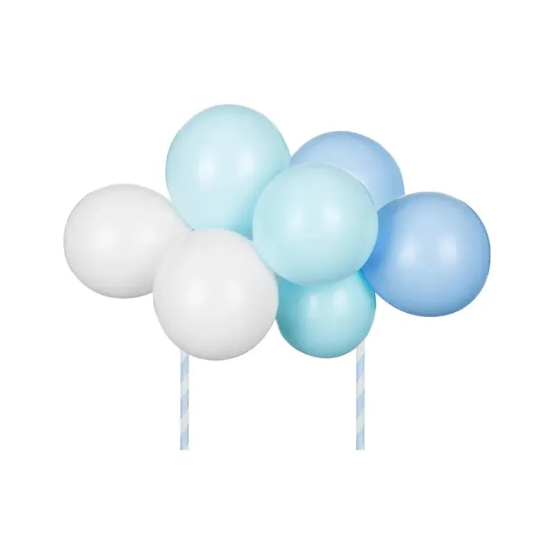 Cake Topper Ballon - Babyblau