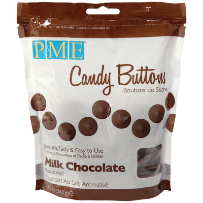 Candy Buttons 340g Choco Lait - PME