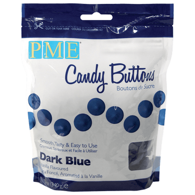 Candy Buttons - Melts Dark Blue 340g - PME