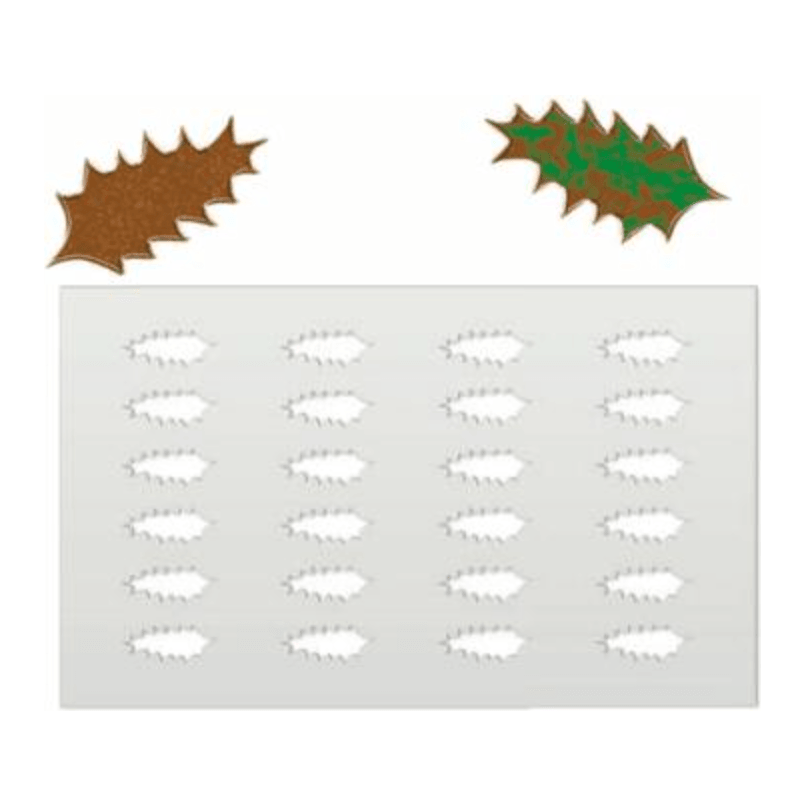 Holly Leaf Template