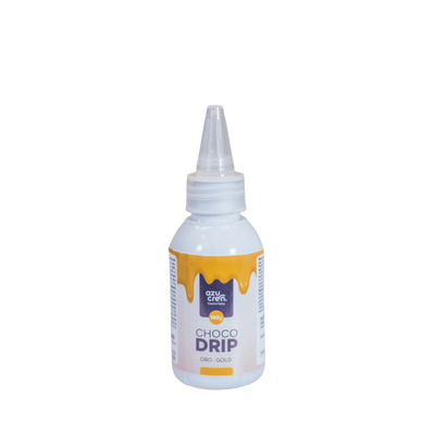 Flacon de 150 g Choco Drip doré Azucren pour décoration de gâteaux