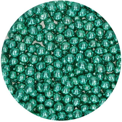 Choco Pearls - Metallic Green 60g - FUN CAKES